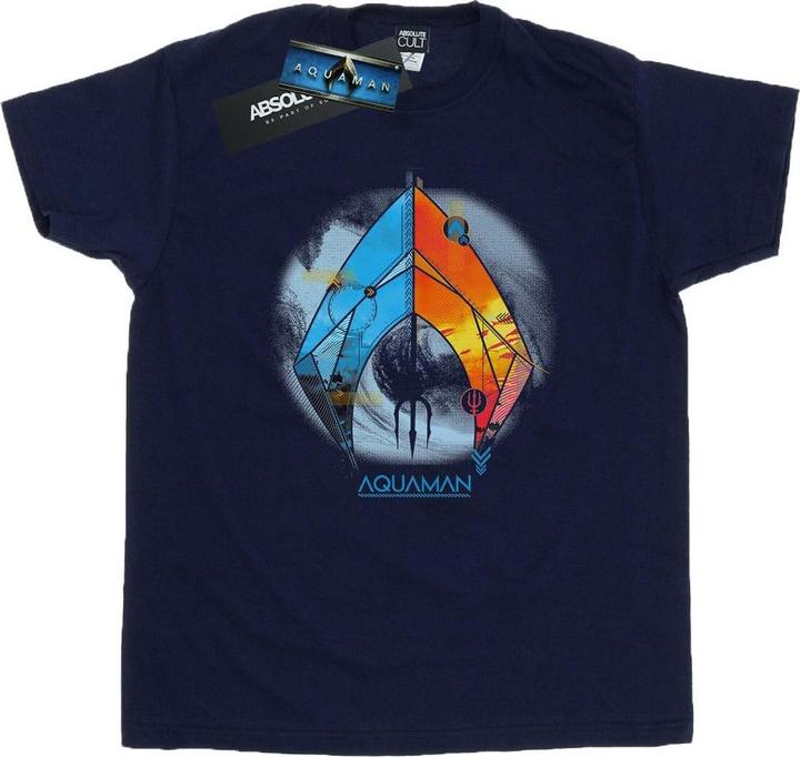 Aquaman Tropical Logo Baumwolle Boyfriend TShirt