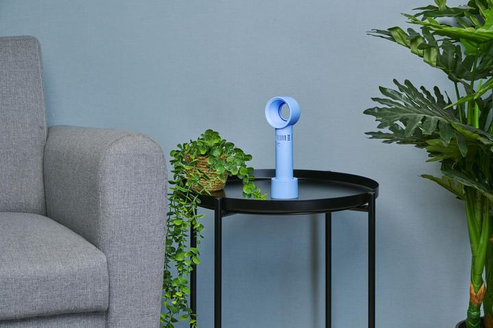 Actual product image Lifetime Air Fan portable bladeless USB Blu