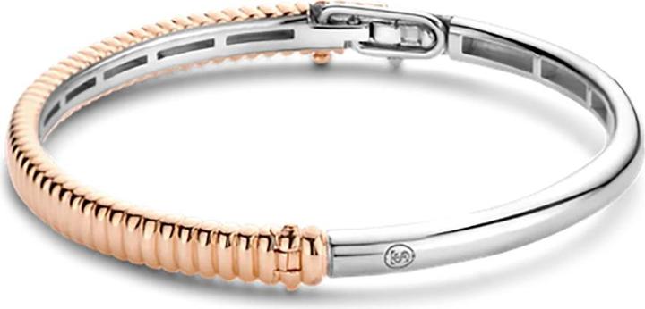 Produktbild Ti Sento Milano Armreif mit Rippenstruktur rosévergoldet 2956SR (6 cm, 925 Sterling Silber)