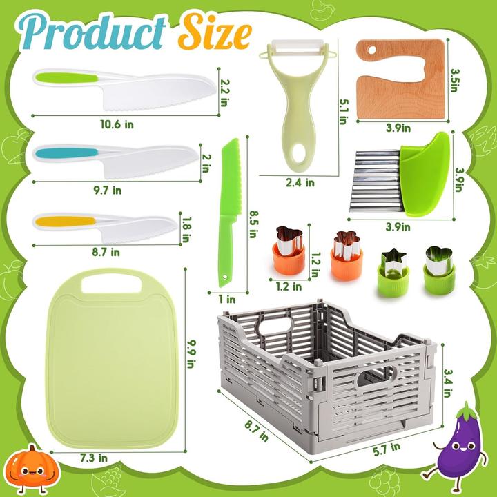 Actual product image JoltJive Children's knife set