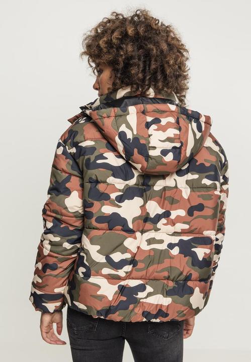 Actual product image Urban Classics Ladies Boyfriend Camo Puffer Jacket (4XL)