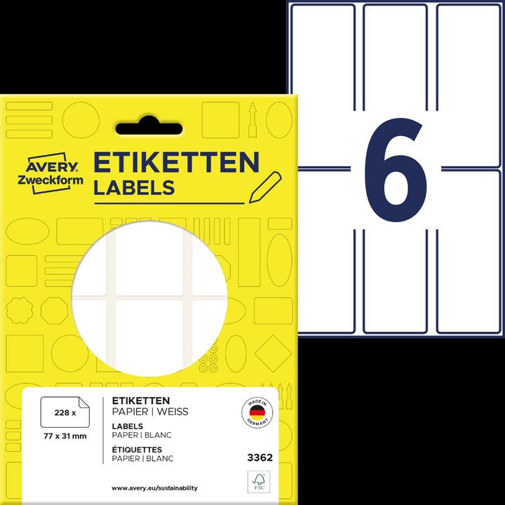 Immagine prodotto Avery Vielzweck-Etiketten