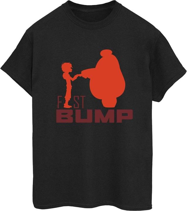 Actual product image Disney Womens/Ladies Big Hero 6 Baymax Fist Bump Cutout Cotton Boyfriend T-Shirt (XXL)