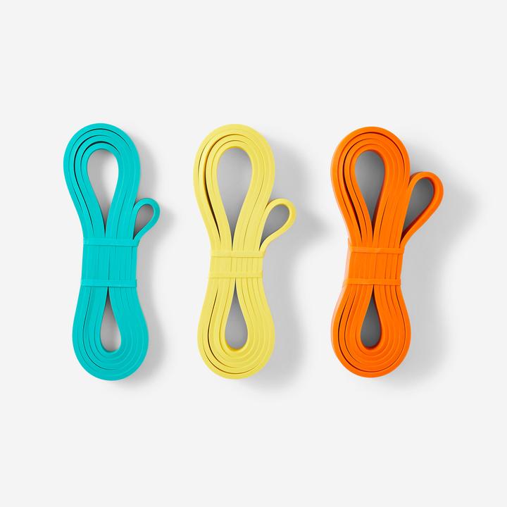 Immagine prodotto Corength Set di 3 bande per allenamento fitness da 15 kg + 25 kg + 35 kg (1.04 m)