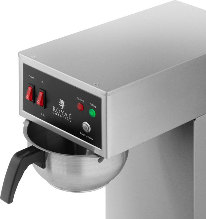 Actual product image Royal Catering Filter Coffee Machine - 2.5 L - incl. Thermal flask with tap