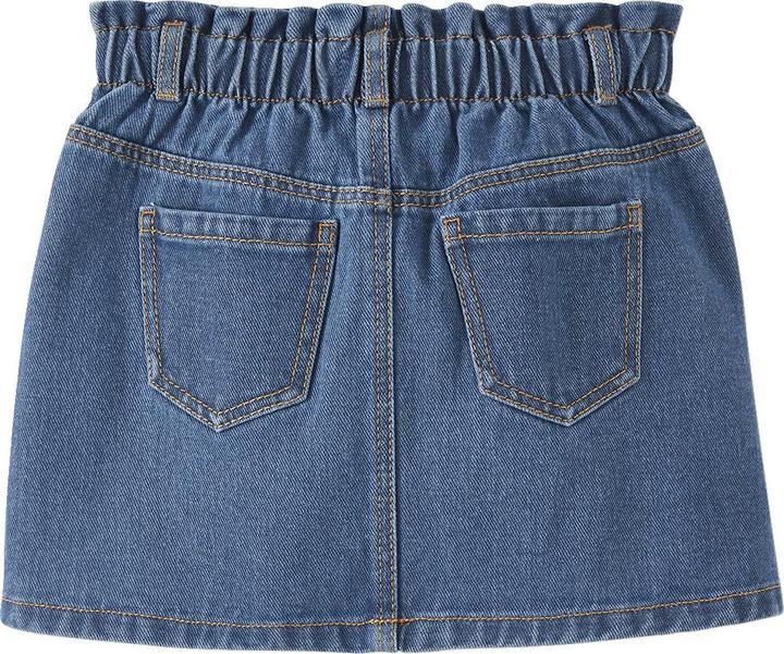 Vertbaudet Mädchen Paperbag-Jeansrock