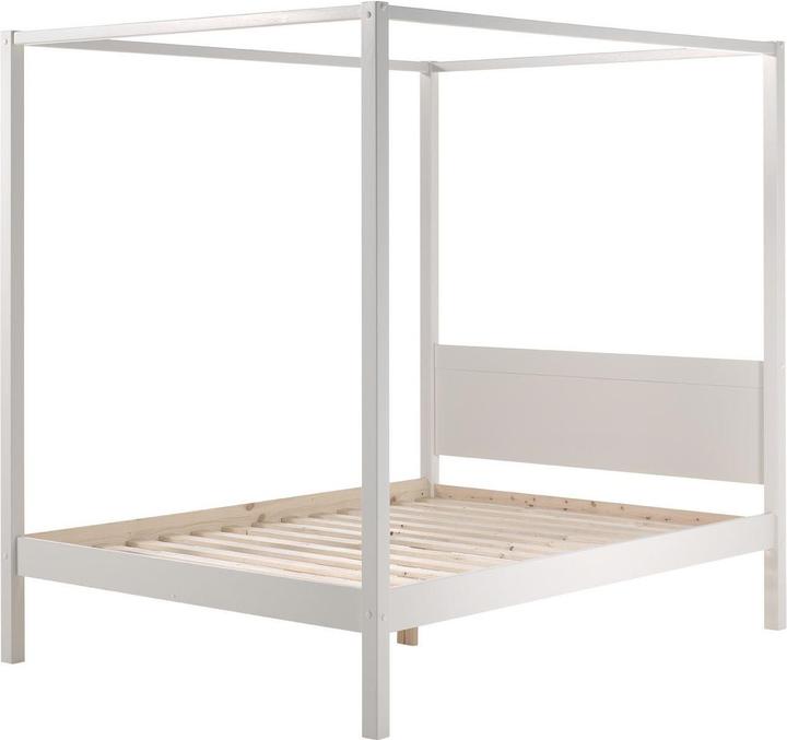 Immagine prodotto Vipack Pino Lit A Baldaquin 140X200Cm Blanc (140 x 200 cm)