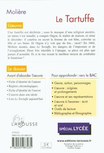 Produktbild Le Tartuffe ou L'imposteur : spécial lycée (Französisch, Molière, 2020)