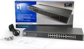 Produktbild LevelOne 24P DT/19 F2450 10/10 (24 Ports)