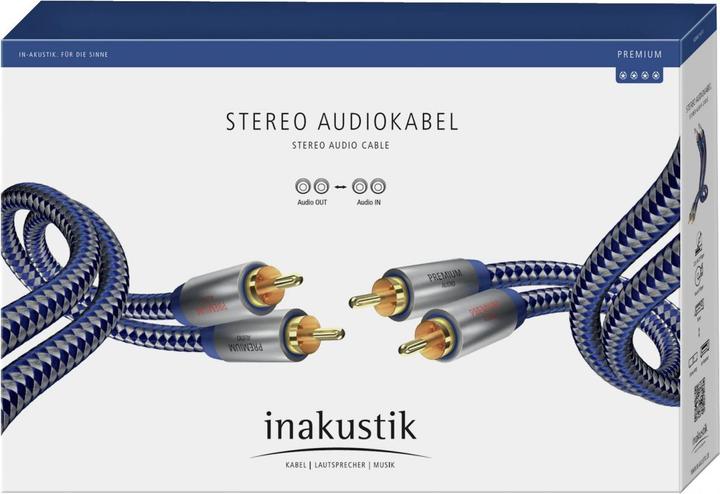 Actual product image Inakustik Premium stereo connection (0.75 m, Cinch)