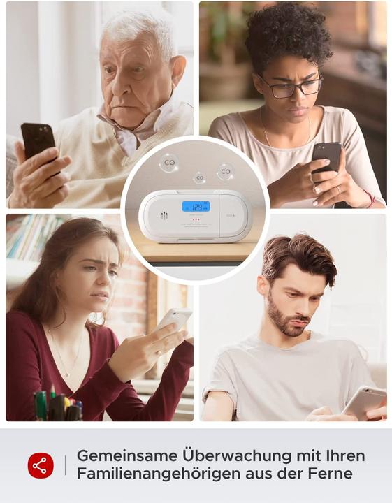Actual product image X-Sense Smart carbon monoxide detector