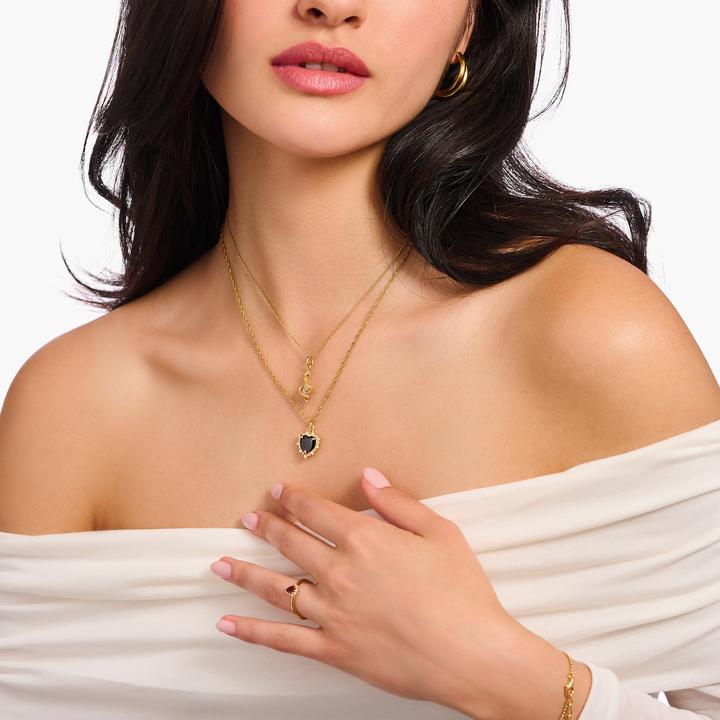 Produktbild Thomas Sabo Kette mit Anhänger Heart Romance (925er Silber, 40 - 45 cm)