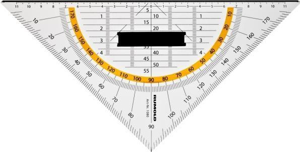 Produktbild Rumold Geodreieck 25 cm (250 mm)
