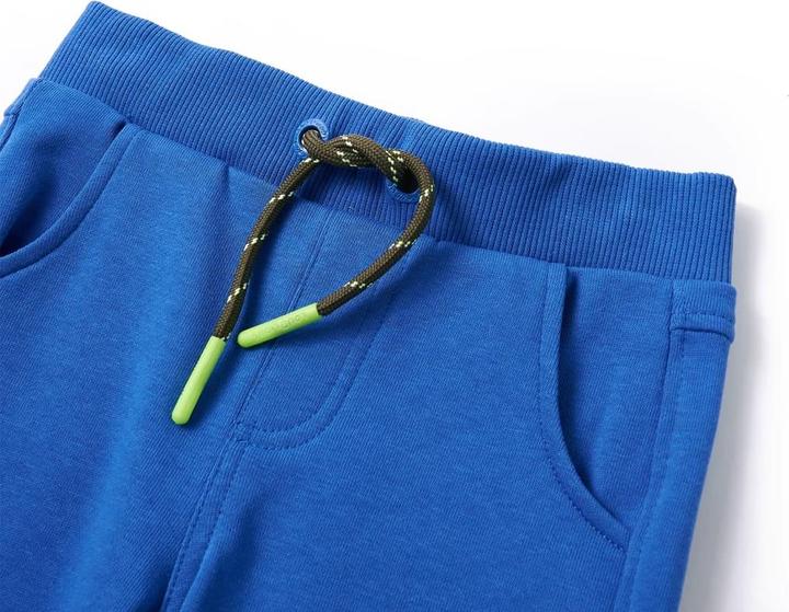 Immagine prodotto VidaXL Pantaloni della tuta da ginnastica per bambini blu 92,Materiale: 80 % cotone. 20 (92)