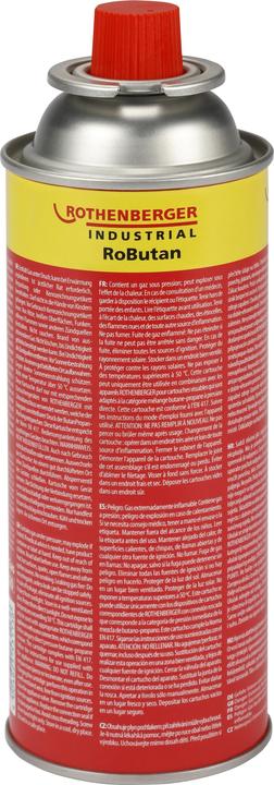 Produktbild Rothenberger Industrial RoButan 220 g / 393 ml Bajonett MSF 1A Gaskartusche 393