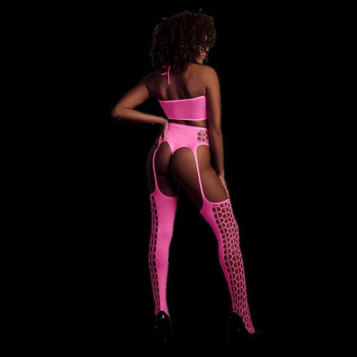 Produktbild Ouch! Two Piece with Crop Top and Stockings (One Size)