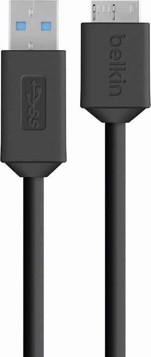 Belkin USB 3.0 Micro-B auf USB-A Kabel, Pro Series, 0,9 (0.90 m, USB 3.0)