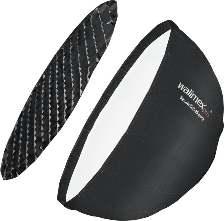 Produktbild Walimex pro pro Studio Line Beauty Dish QA65 + Softboxadapter Elinchrom (Beauty Dish, 65 cm)