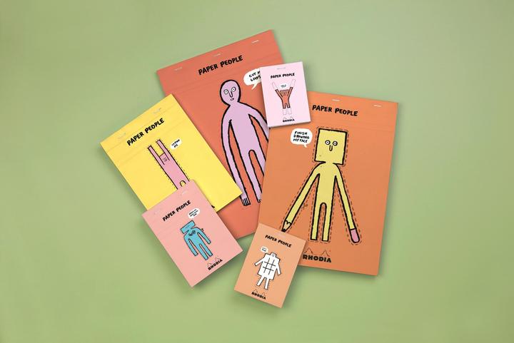 Produktbild Rhodia notizblock mit heftklammern und kopfzeile 90. geburtstagjean jullien n°13 (Speziallineatur, Weicher Einband)