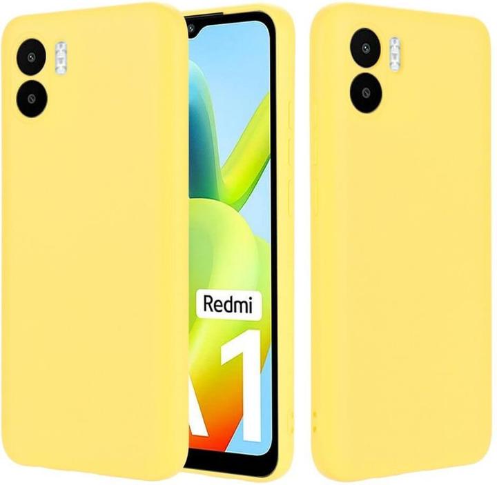 Image du produit Cover-Discount Xiaomi Redmi A2 / A1 - Housse en caoutchouc silicone jaune (Xiaomi Redmi A1)