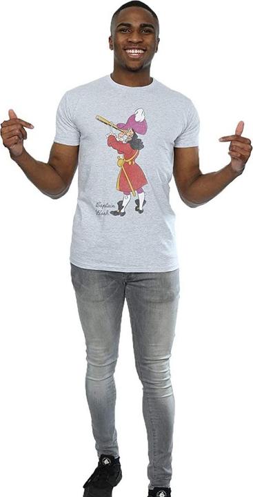 Image du produit Disney Mens Classic Captain Hook Heather T-Shirt (M)