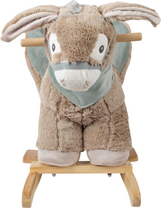 Actual product image small foot Rocking animal donkey with seat