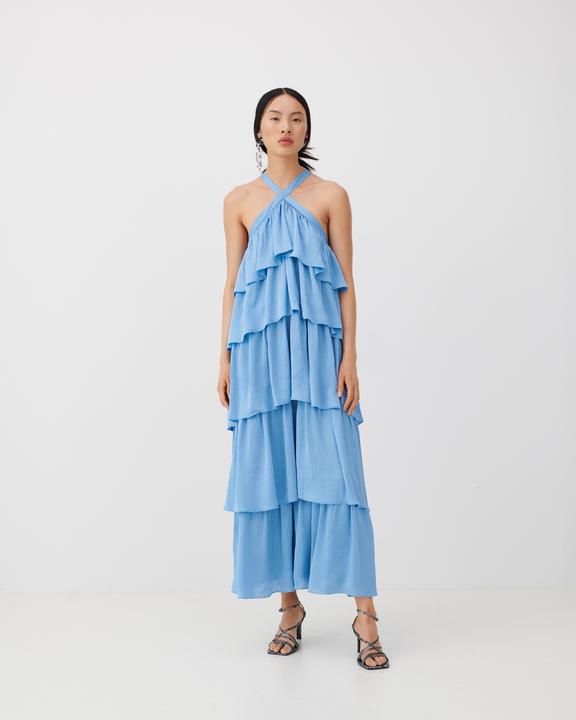 Produktbild Vila Stufen-Look Maxikleid (36)