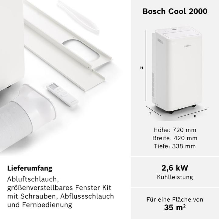 Immagine prodotto Bosch Home Comfort Cool 2000 (35 m², 8871.57 BTU/h)
