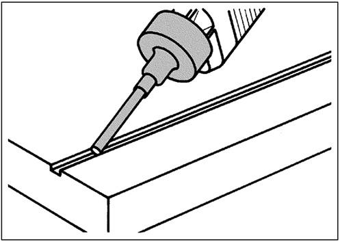 Actual product image Lamello Round nozzle for glue applicator