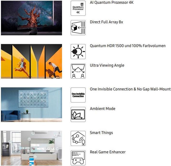 Image du produit Samsung QE75Q85R (75", QLED, 4K, 2019)