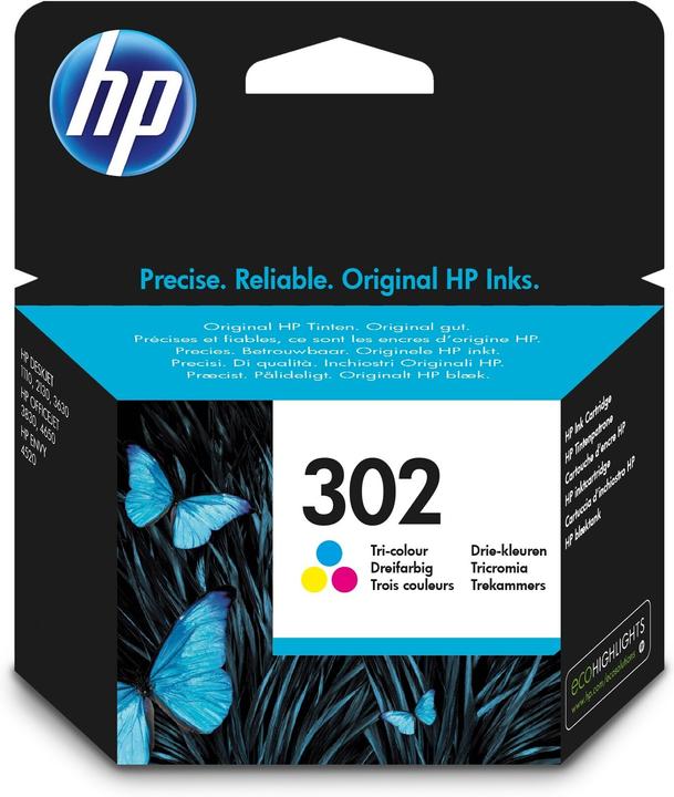 Actual product image HP 302 (M, C, Y)
