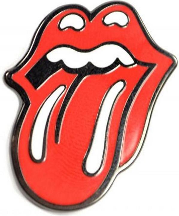 Actual product image The Rolling Stones Badge Hot Lips Enamel