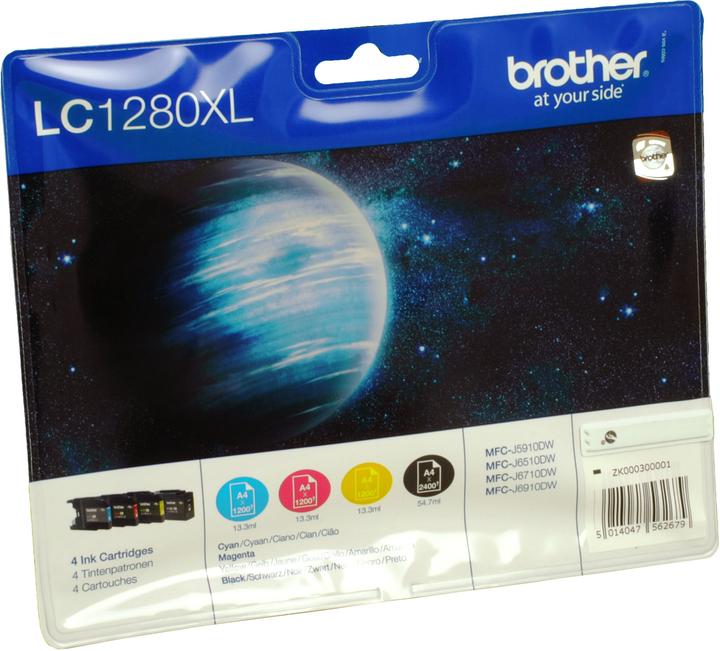 Image du produit Brother LC-1280XLVALBP Value Pack (M, CF, Y, C)