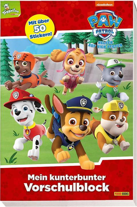 Actual product image Panini Paw Patrol: Mein kunterbunter Vorschulblock (German, Panini, 2019)