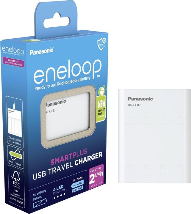 Produktbild Panasonic BQ-CC87 (1 Stk., 1900 mAh, Ladegerät ohne Akku)
