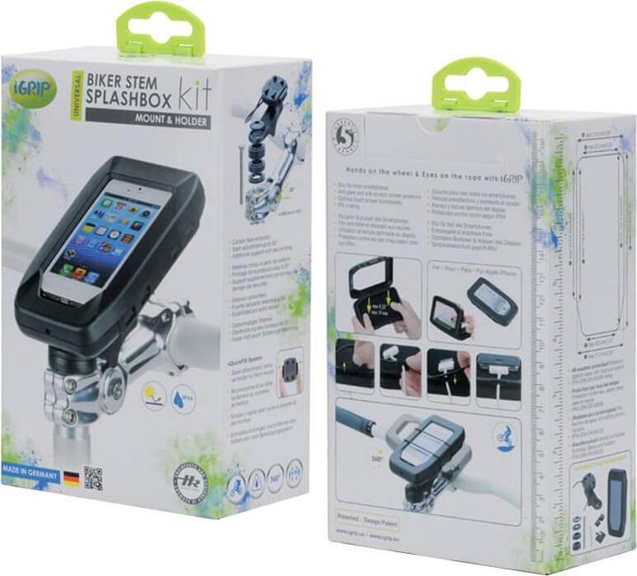 Produktbild Herbert Richter iGrip Halter universal Biker Stem Splashbox