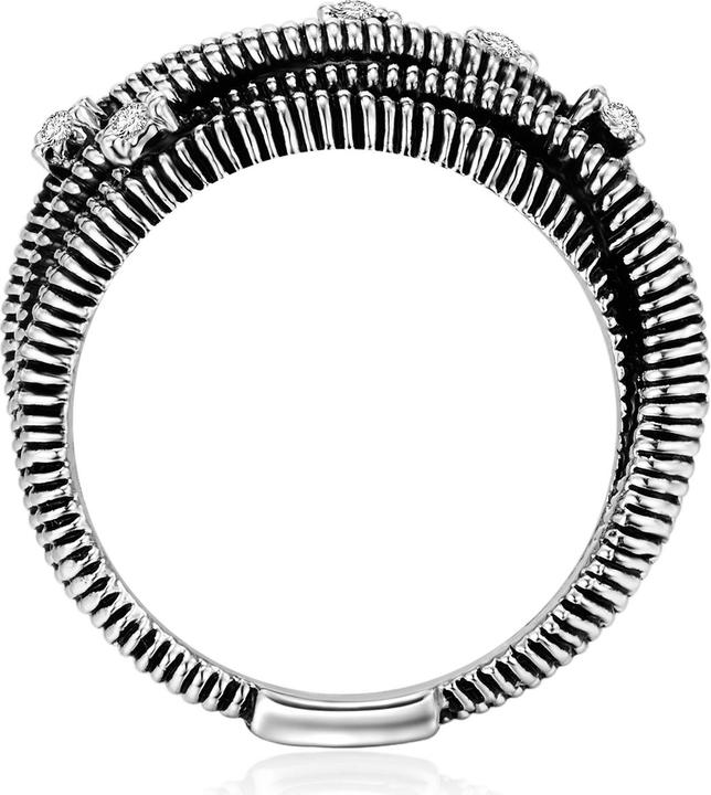 Produktbild Lulu & Jane Damen Metall-Legierung Glas silber - 29277 (56)