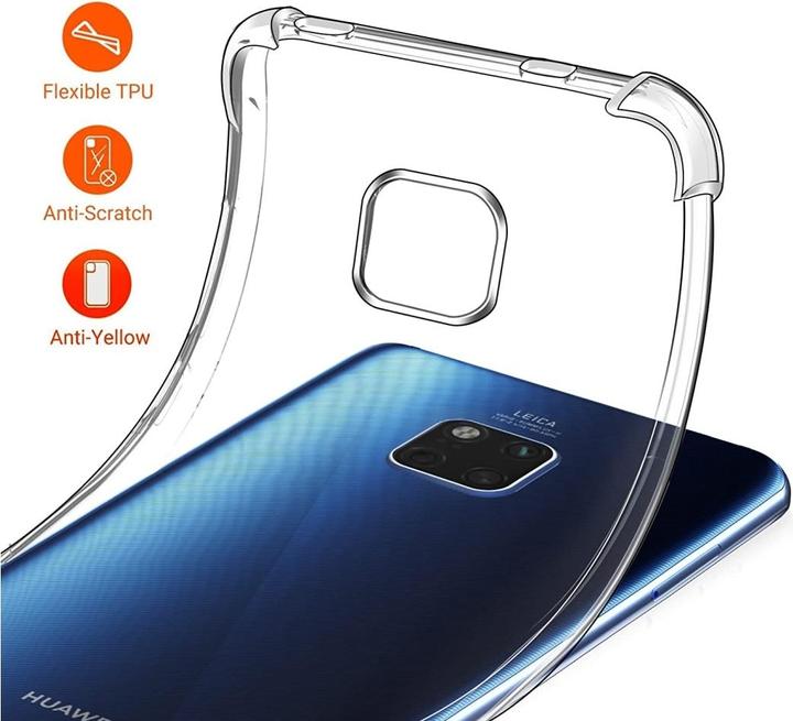 Actual product image Screenguard Huawei Mate 20 Pro Crystal Soft Airbag Bumper (Mate 20 Pro)