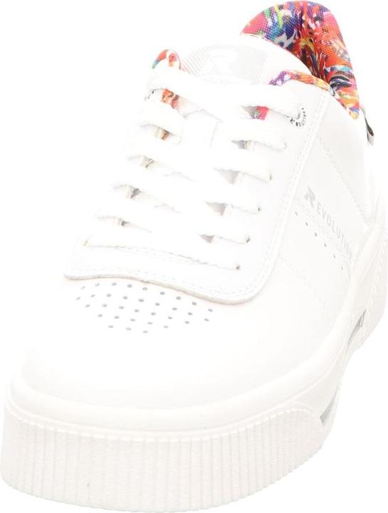 Actual product image Rieker EVOLUTION ladies lace-up shoes sporty rubber sole white (40)