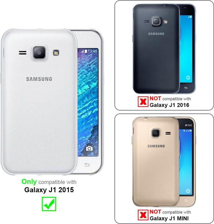 Image du produit Cadorabo Couverture rigide Frosty Cover (Samsung Galaxy J1)