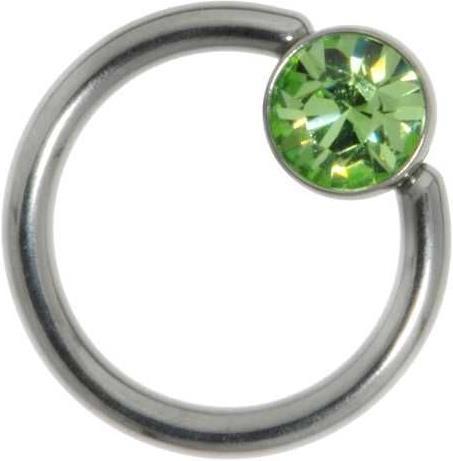 Image du produit Bijouteria Tige piercing (Acier inoxydable, Cristal Swarovski)