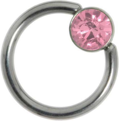 Image du produit Bijouteria Tige piercing (Acier inoxydable, Cristal Swarovski)