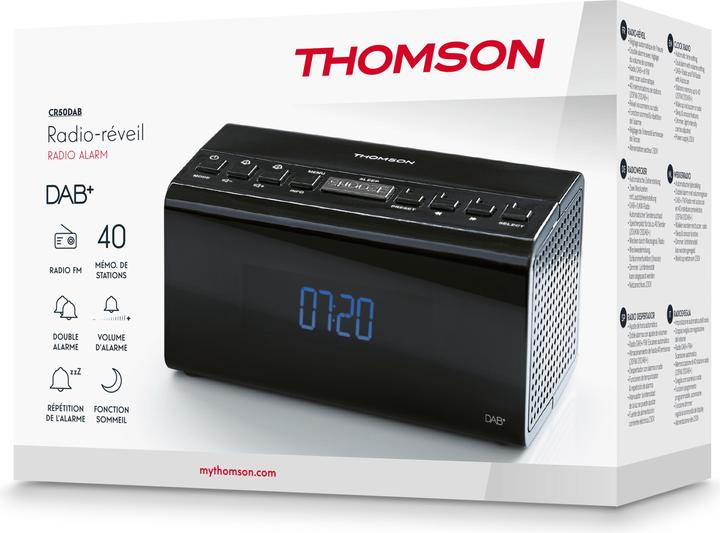 Actual product image Thomson CR50DAB Alarm Clock Digital Alarm Clock