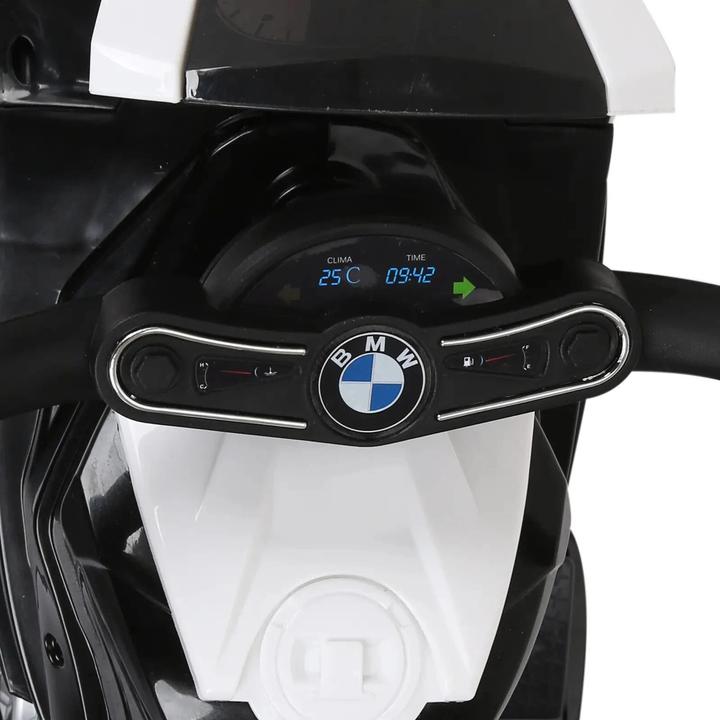 Image du produit Homcom Kinder Elektro Motorrad mit Licht- und Soundeffekte BMW S1000 RR Weiss (6 V)