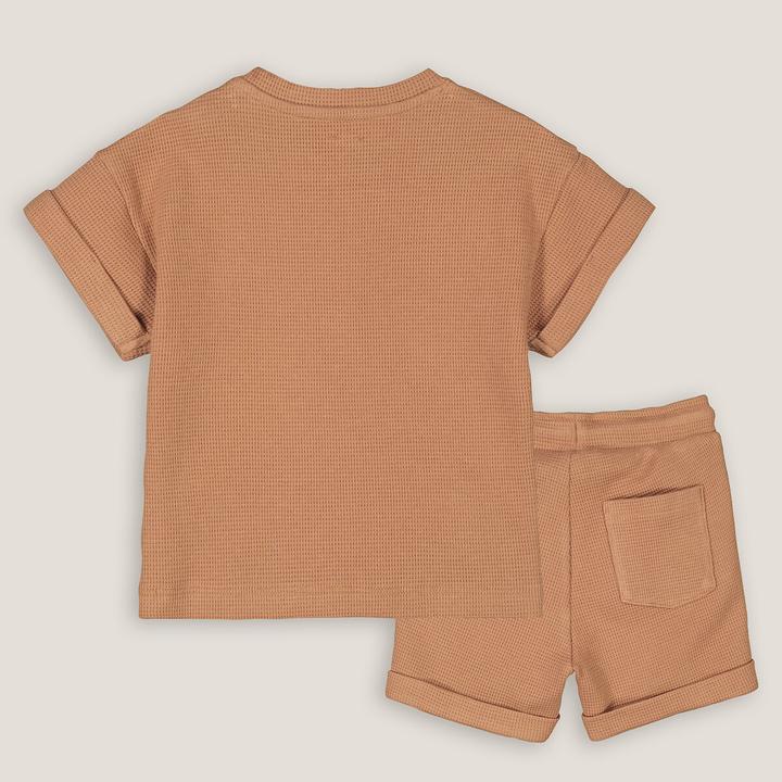 Actual product image La Redoute Collections T-shirt and shorts set (86)