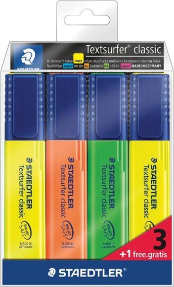 Produktbild Staedtler 364-S WP4P (Mehrfarbig, 1 x)