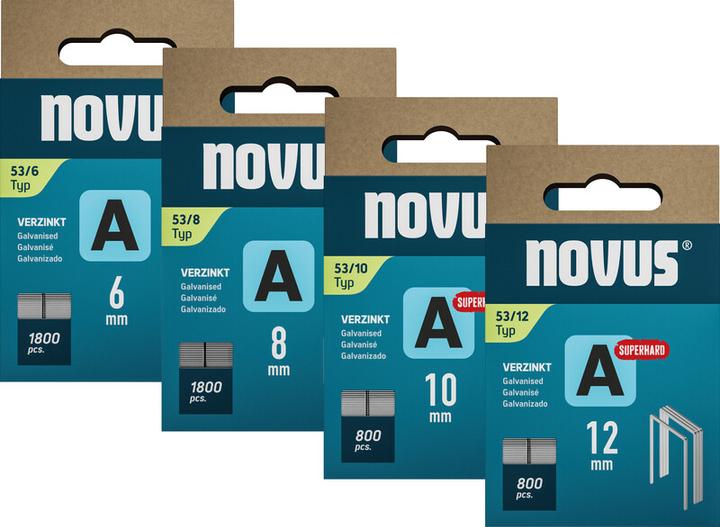 Produktbild Novus Feindrahtklammern A 53/10 hart