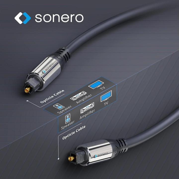 Actual product image Sonero Toslink – Toslink (10 m, Optical)