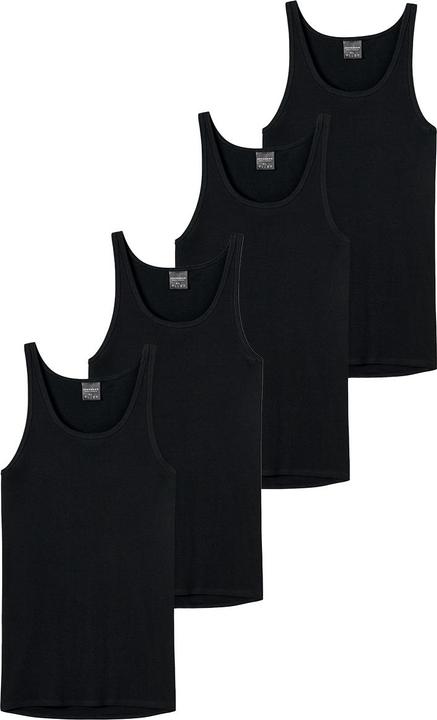 Actual product image Schiesser 4-pack Original Classics Fine Rib Undershirt / Tank Top (4XL)