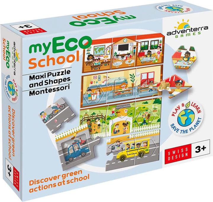 Immagine prodotto Adventerra Games La mia scuola ecologica (24 pezzi)
